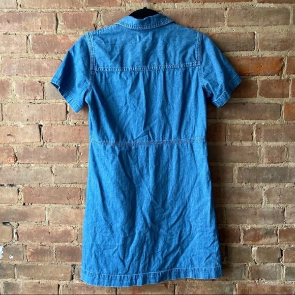 Madewell Denim Waisted Shirtdress in Penview Wash - Picture 4 of 4